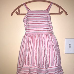 Pink/white/grey dress